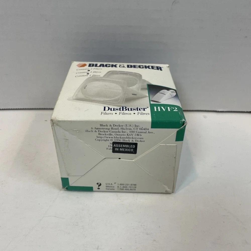 Black & Decker - DustBuster Cordless Vac (2) Filters, HVF2 - HV, DB, & VP Models